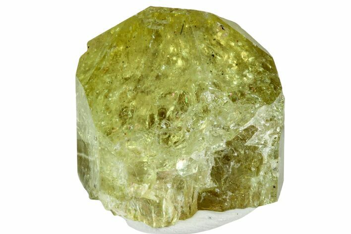 Gemmy, Yellow Apatite Crystal - Morocco #239136